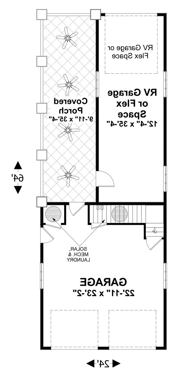 Lower Floorplan image of Shadow Mountain Chalet House Plan